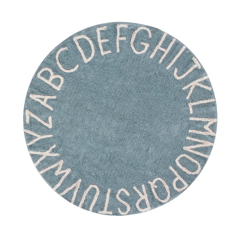 Lorena Canals Round ABC Washable Rug