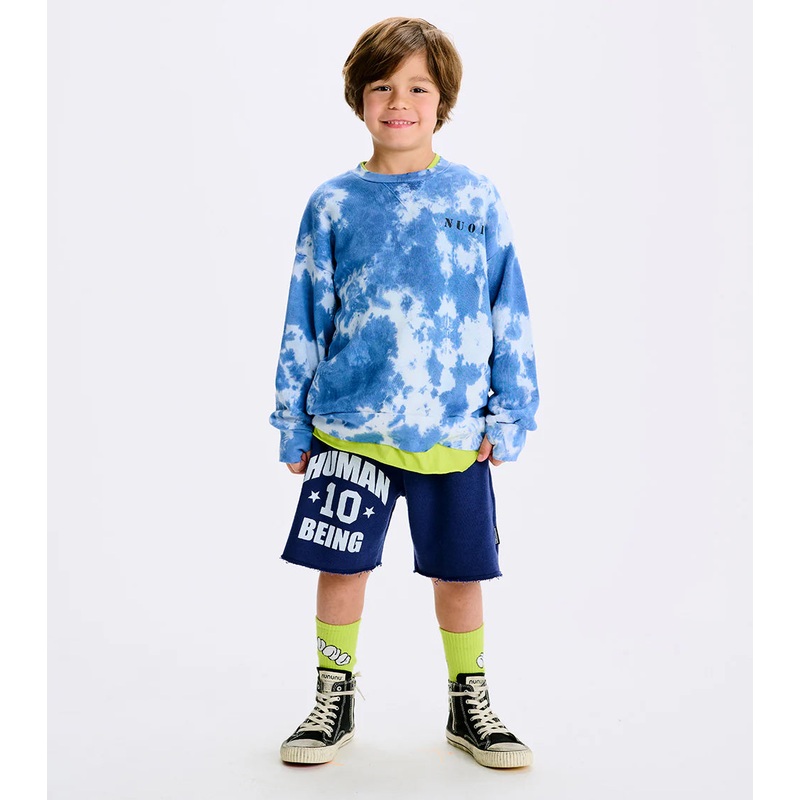 Mega Tie Dye Sweatshirt – Indigo