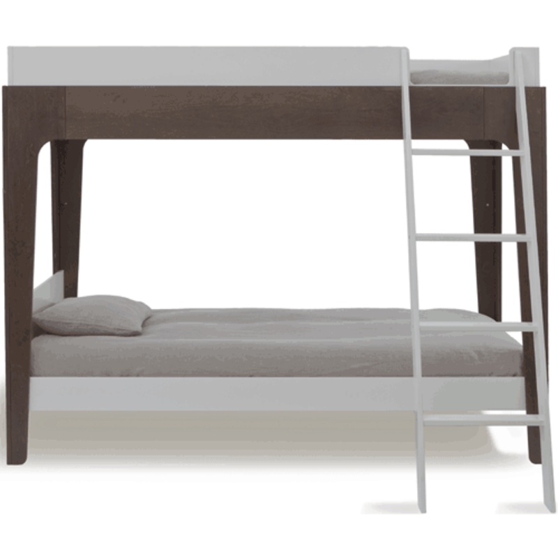 Oeuf Perch Bunk Bed in White/Walnut