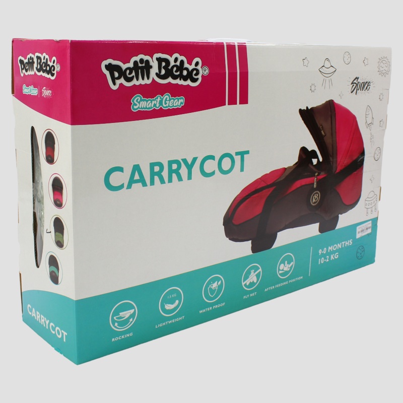 Petit Bebe Smart Gear Carrycot  Green