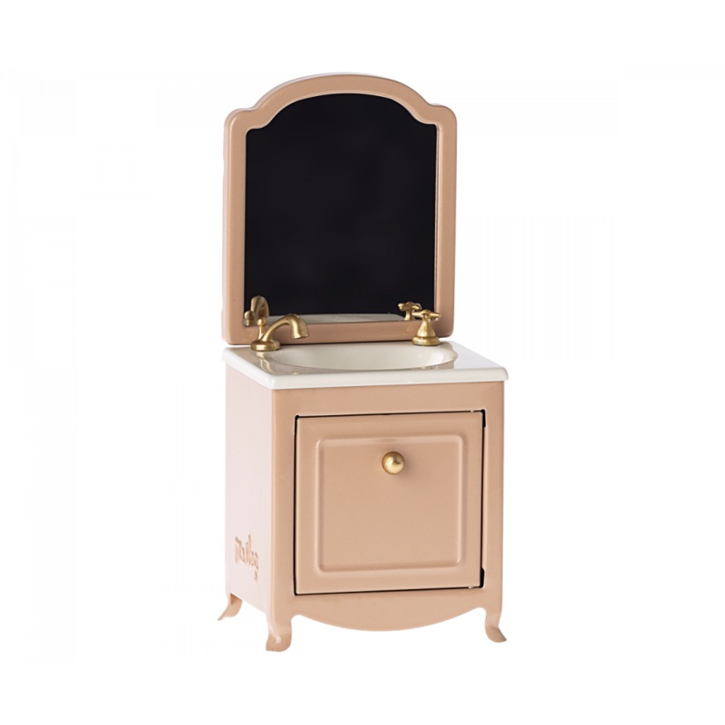 Sink Dress with Mirror, Mouse – Dark Powder