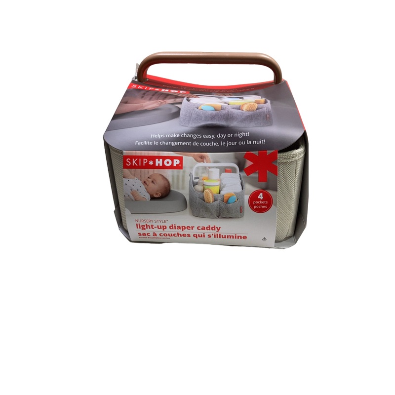 Skip Hop Light Up Diaper Caddy, Oat