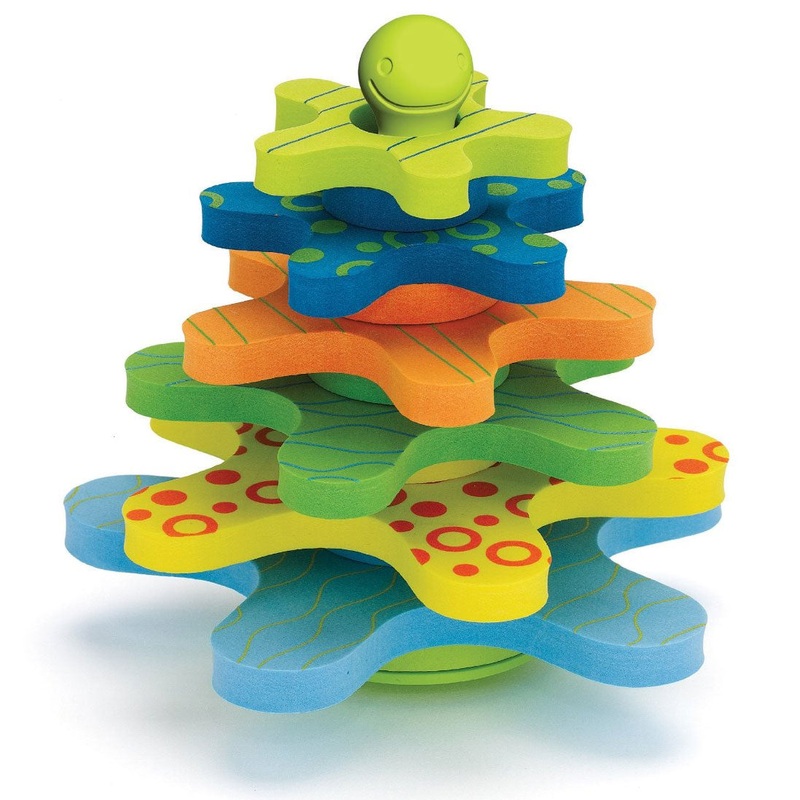 Skip Hop Starfish Stay-Put Stacker Bath Toy
