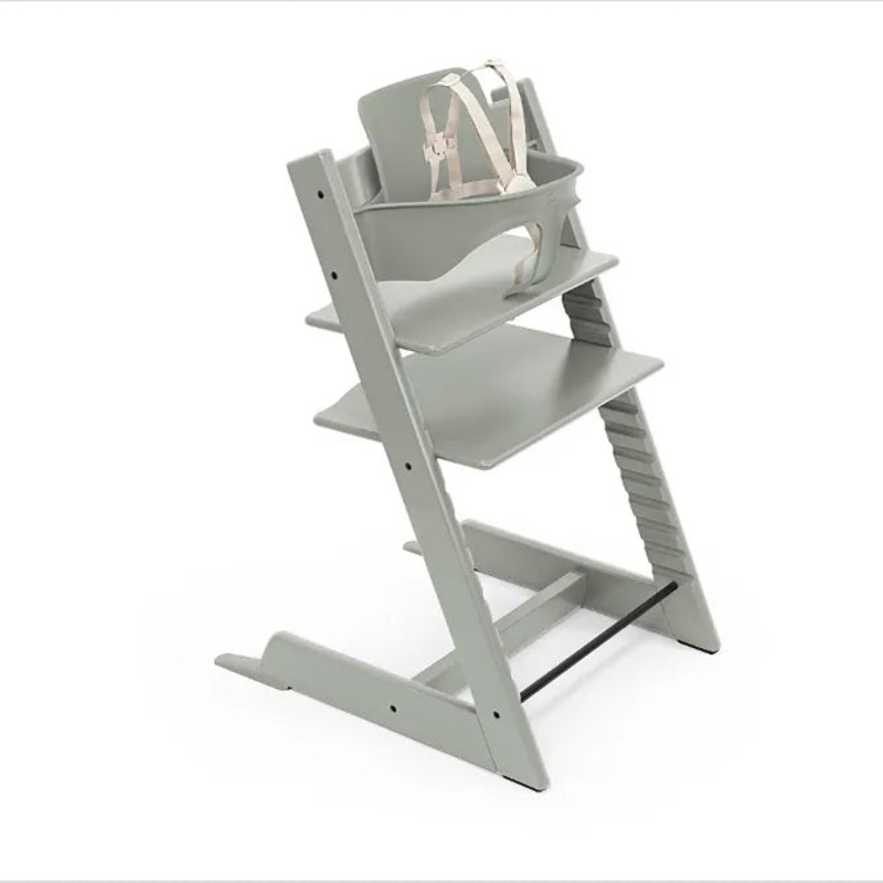Tripp Trapp 2 High Chair w/ Baby set – Glacier Green