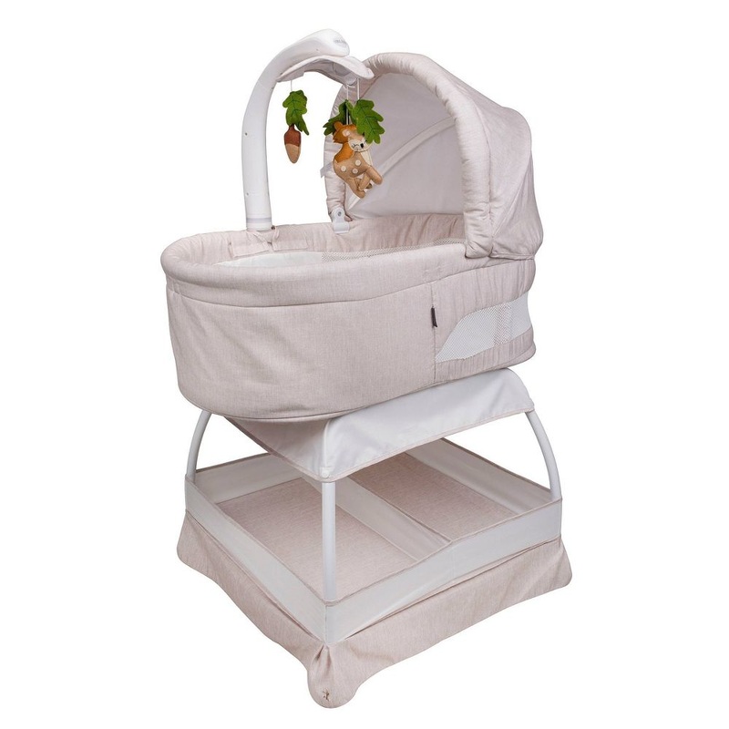 TruBliss Sweetli Calm Bassinet, Wheat Melange