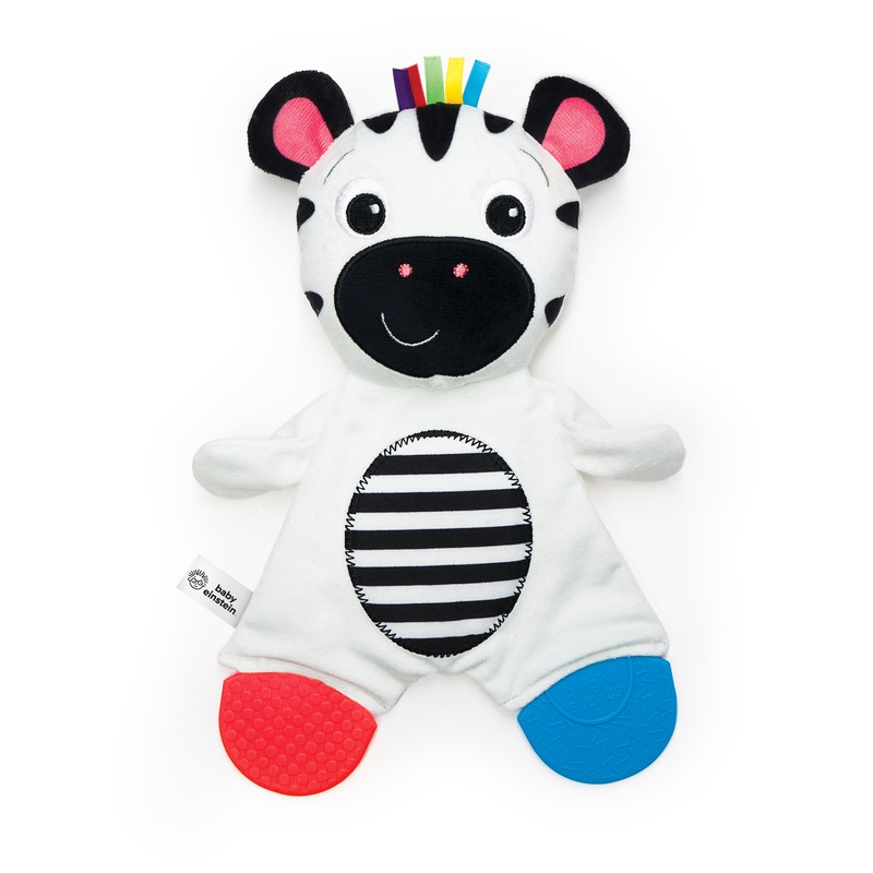 Baby Einstein Zen the Zebra Sensory Plush Teether Toy