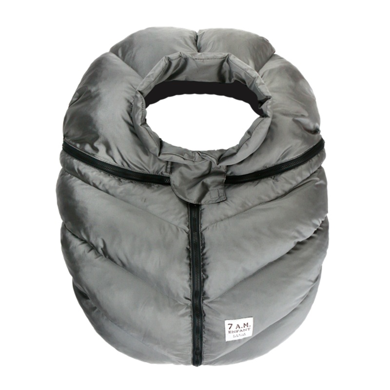 Car Seat Cocoon – Metallic Grey
