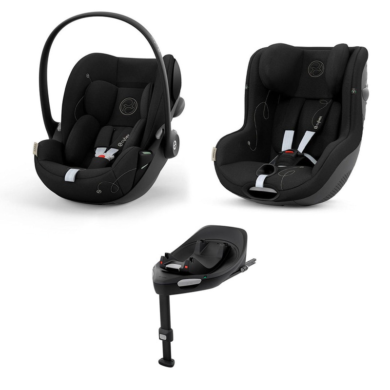 CYBEX 0-4 Years Car Seat Bundle – Moon Black