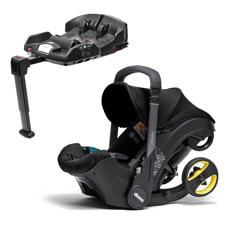 Doona i Infant Car Seat Stroller + ISOFIX Base – Nitro Black