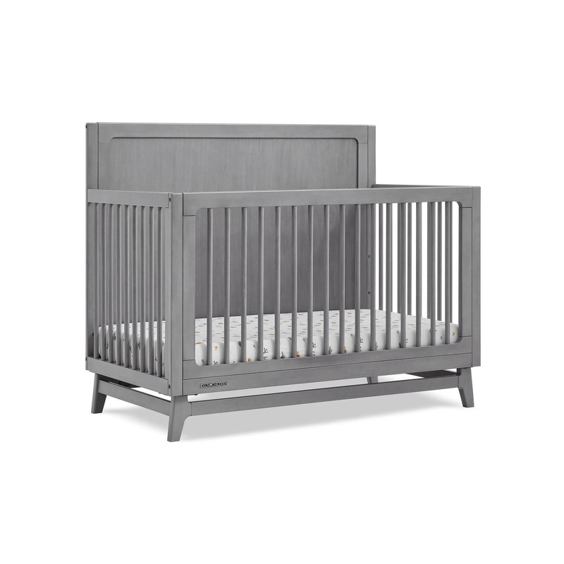 (Floor Model) Delta Children Spencer 6-in-1 Convertible Crib- Steel Gray