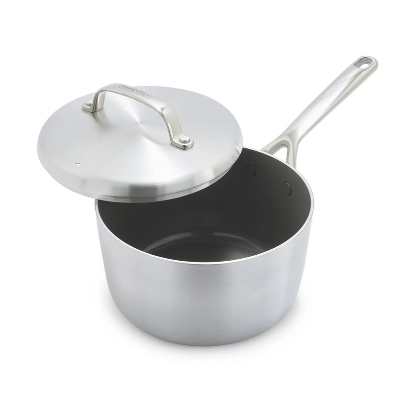 GP5 3.26qt Ceramic Nonstick 5-PLY Stainless Steel Sauce Pan
