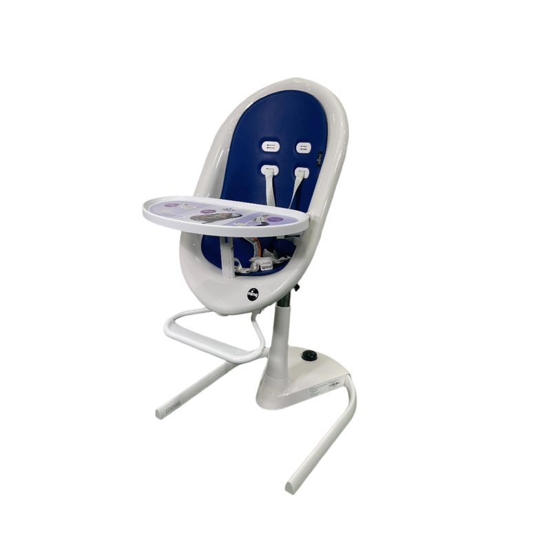Mima Moon High Chair, White, Royal Blue, 2G