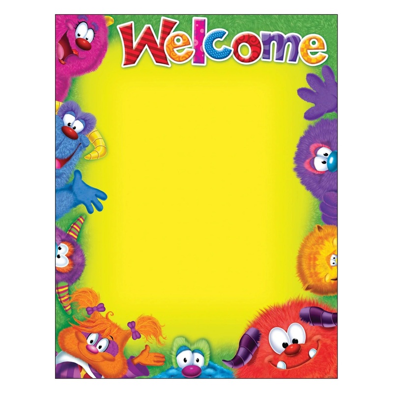 WelcomeBlank Furry Friends Learning Chart