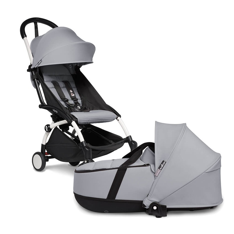 YOYO3 6+ Stroller andBassinet Bundle White