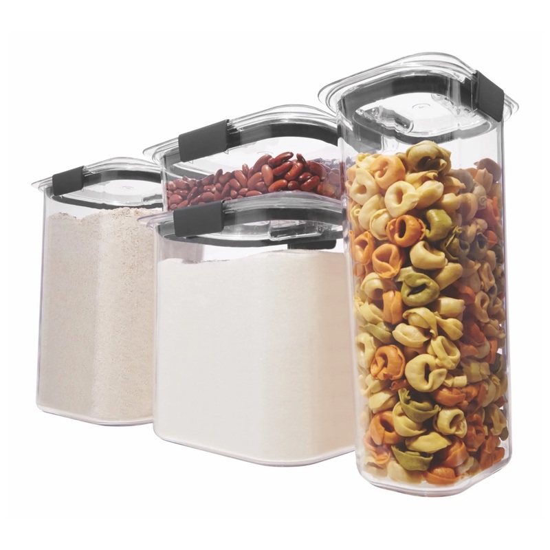 8pc Brilliance Pantry Food Storage Container Set