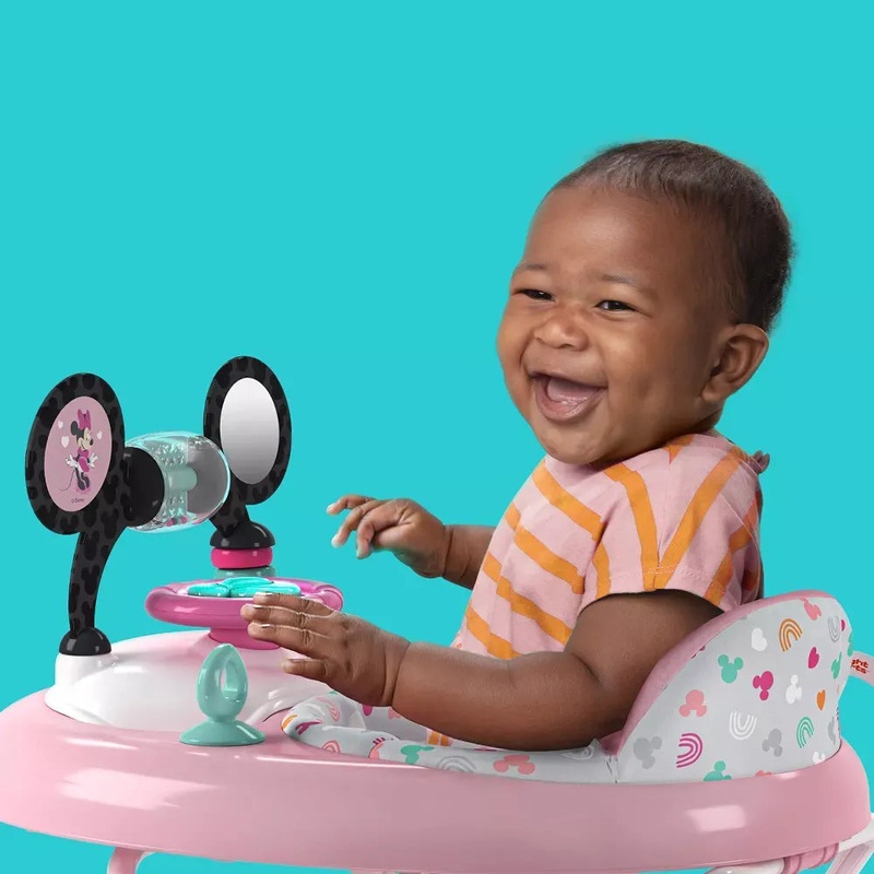 Bright Starts Disney Baby Minnie Mouse Forever Besties 2-in-1 Baby Activity Walker (See Description)