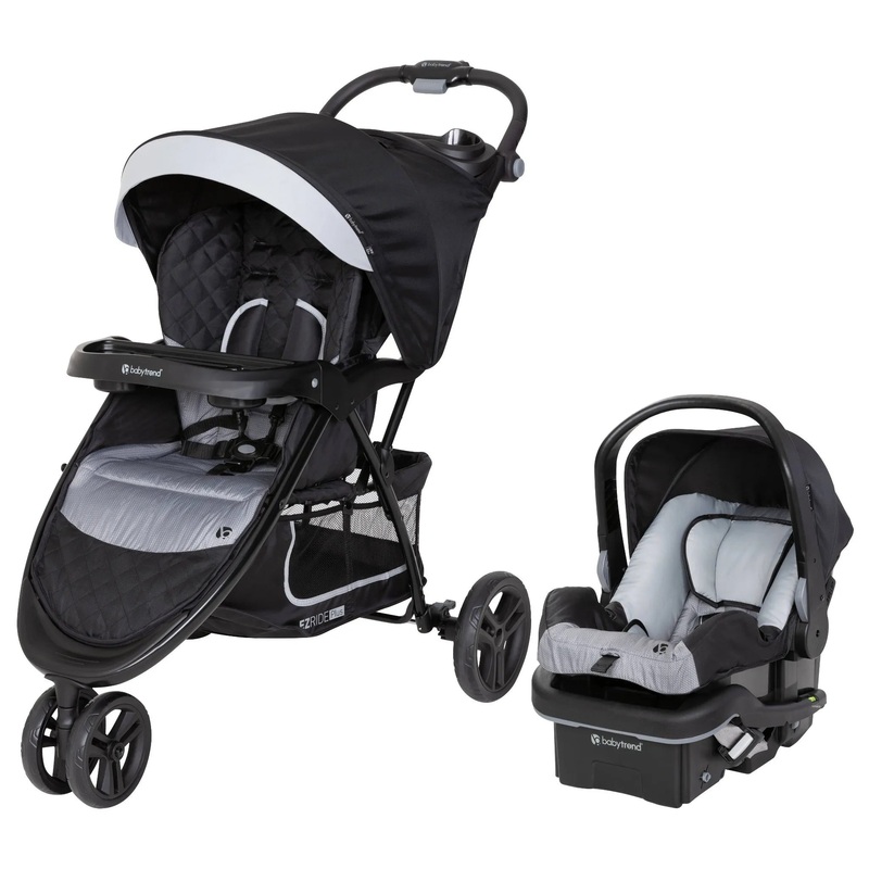 EZ Ride PLUS Travel System – Carbon Black (See Description)