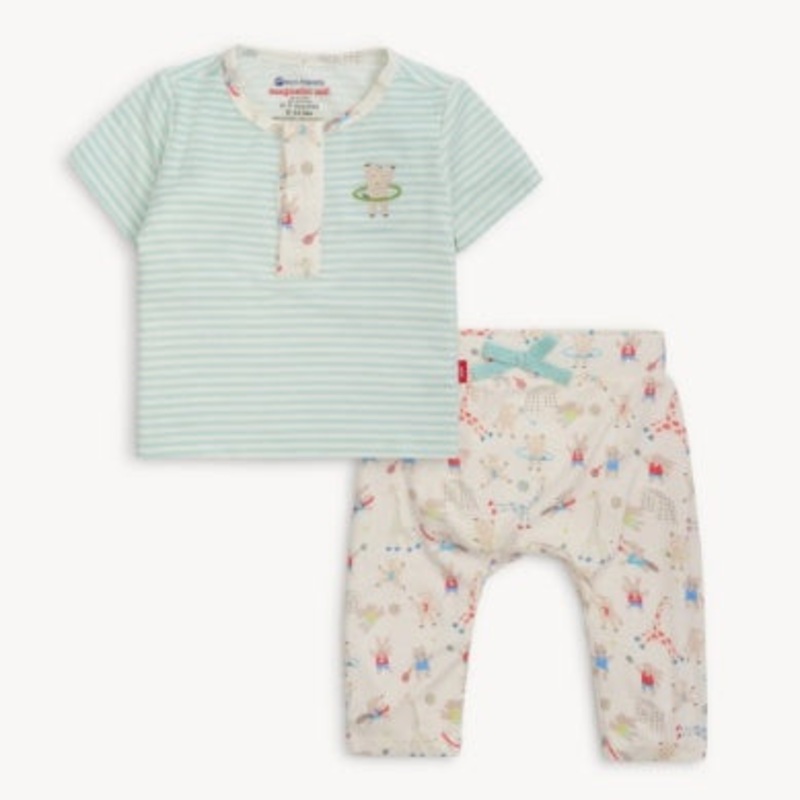 Furry Field Day Modal S/s Top+pant