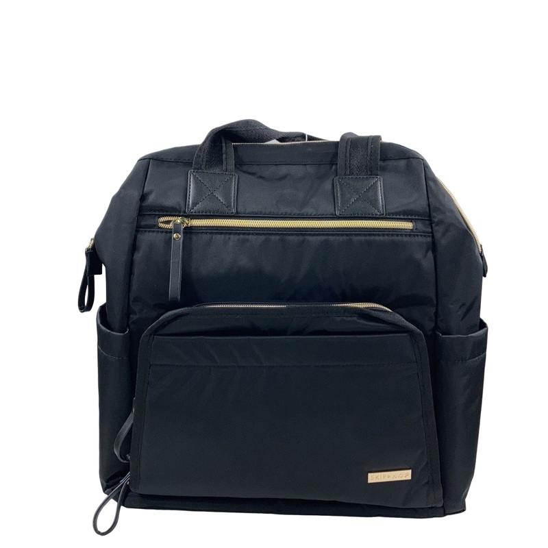 Skip Hop MainFrame Diaper Backpack, Black