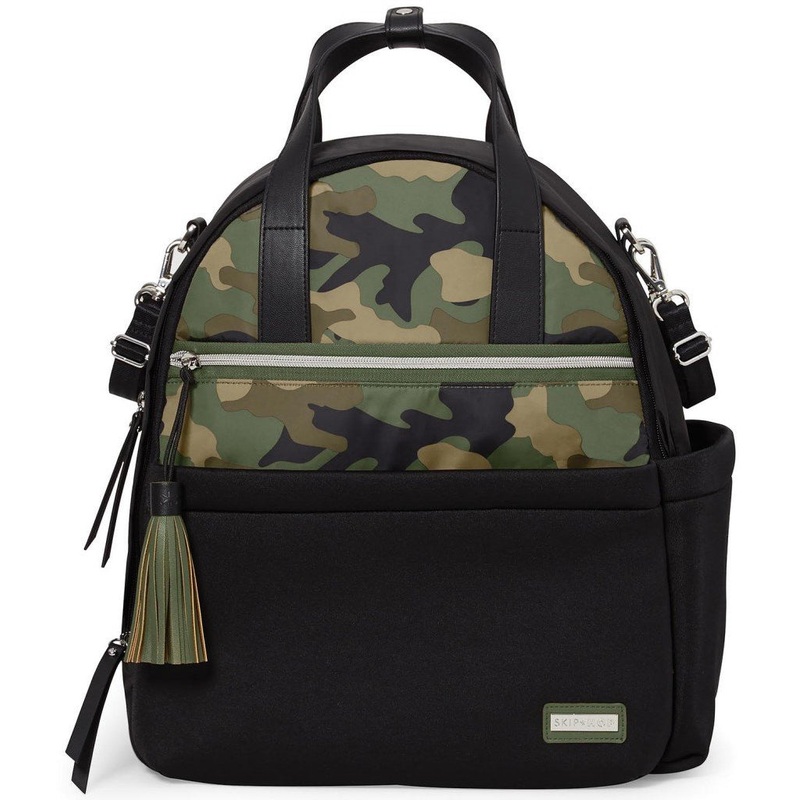 Skip Hop Nolita Neoprene Backpack Diaper Bag  – Black/Camo