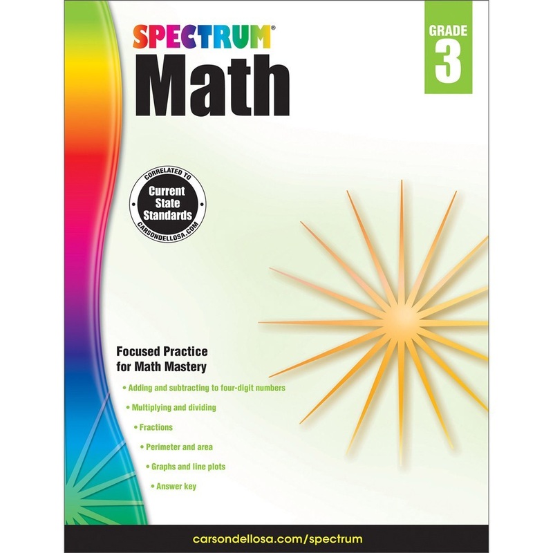 Spectrum Math Workbooks – Grade 3