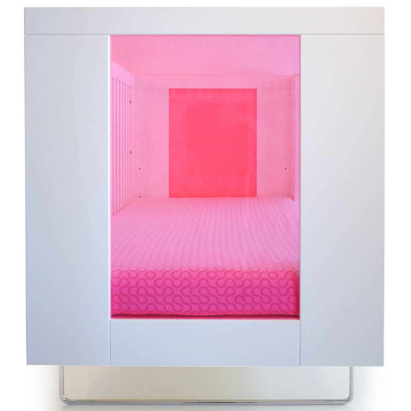 Spot On Square Alto Crib – Honeysuckle Acrylic