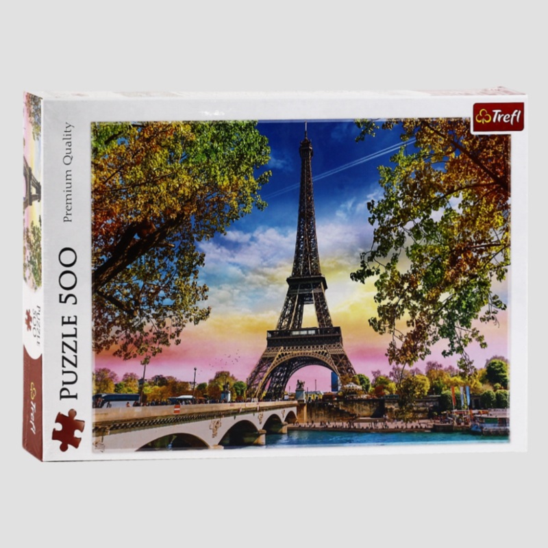 Trefl Romantic Paris, France Jigsaw Puzzle (500-Piece)  A Perfect Relaxing Challenge
