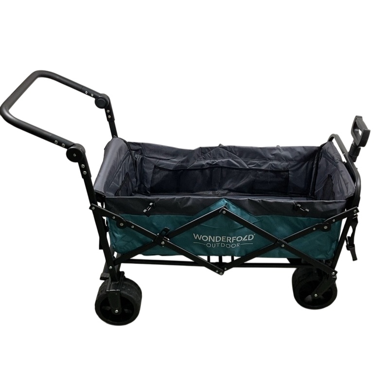 Wonderfold S3 Outdoor Utility Wagon, Hunter Green & Gray