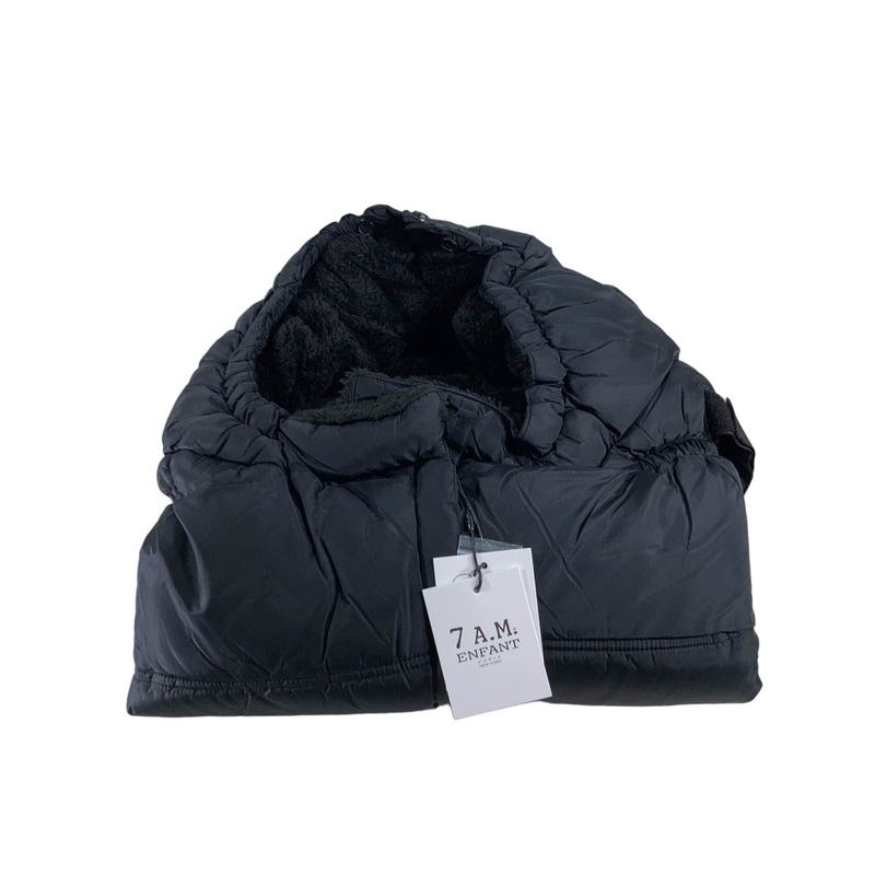 7 A.M. Enfant Blanket 212 Evolution, Black Plush