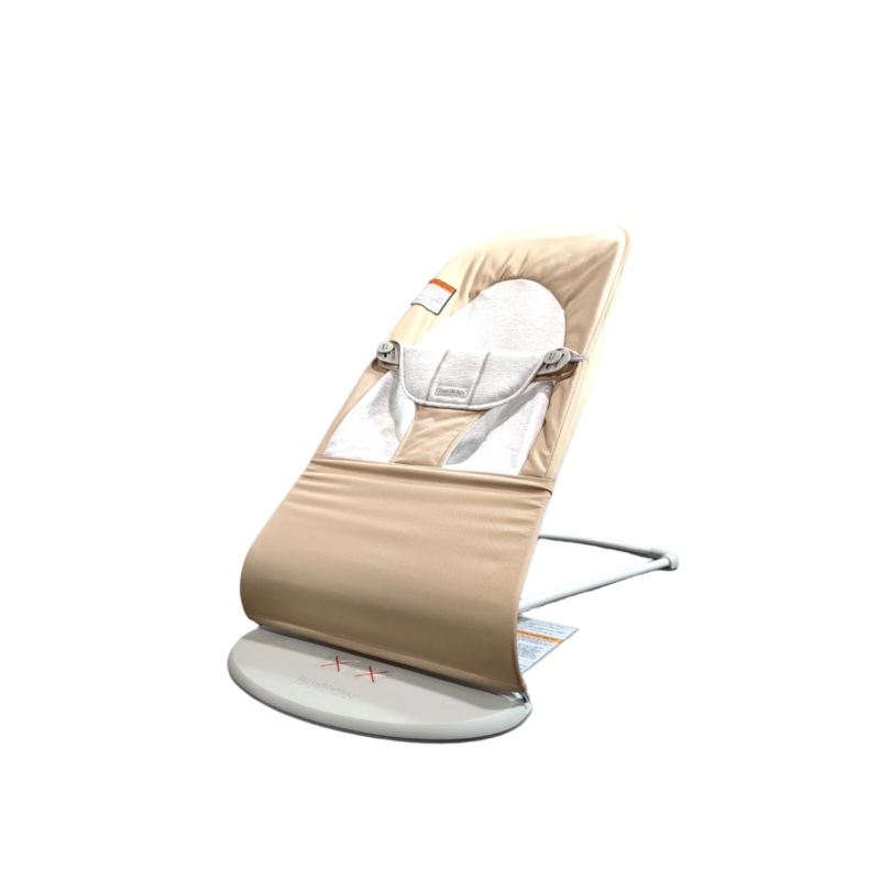 BabyBjorn Bouncer Balance, Beige/Grey, Light Gray Frame