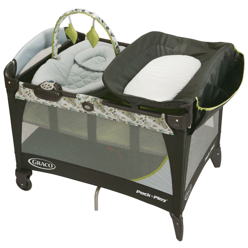 Graco Pack ‘n Play Playard with Newborn Napper Station LX – Caraway