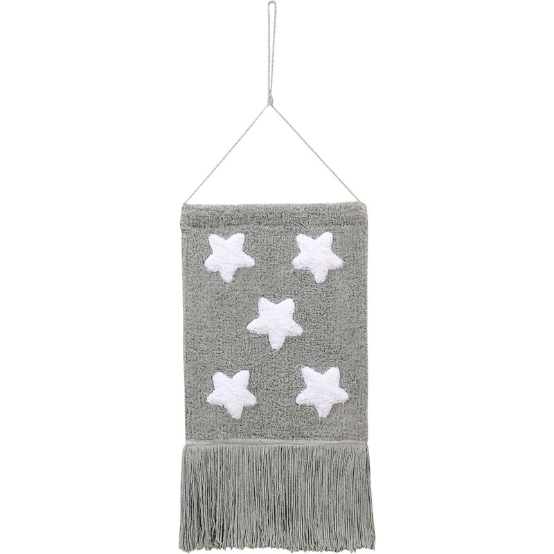 Lorena Canals Wall Hanging – Stars Grey