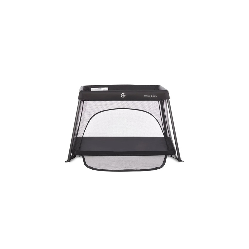 Travel Light Playard with Mesh Zipper Door – Black (See Description)