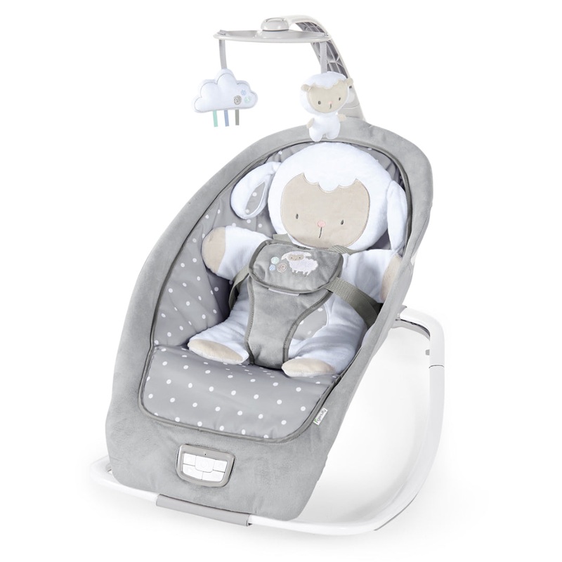 Comfort 2 Go Compact Portable Baby Swing with Music – Cuddle Lamb