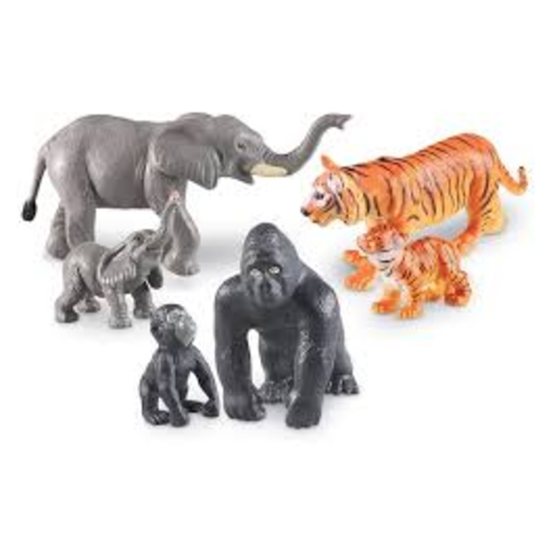Jumbo Jungle Animals Mommas and Babies