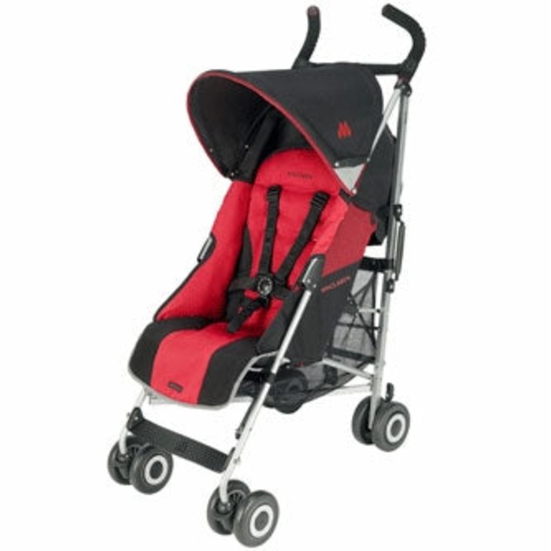 Maclaren Quest Sport Stroller 2009 Black Scarlet