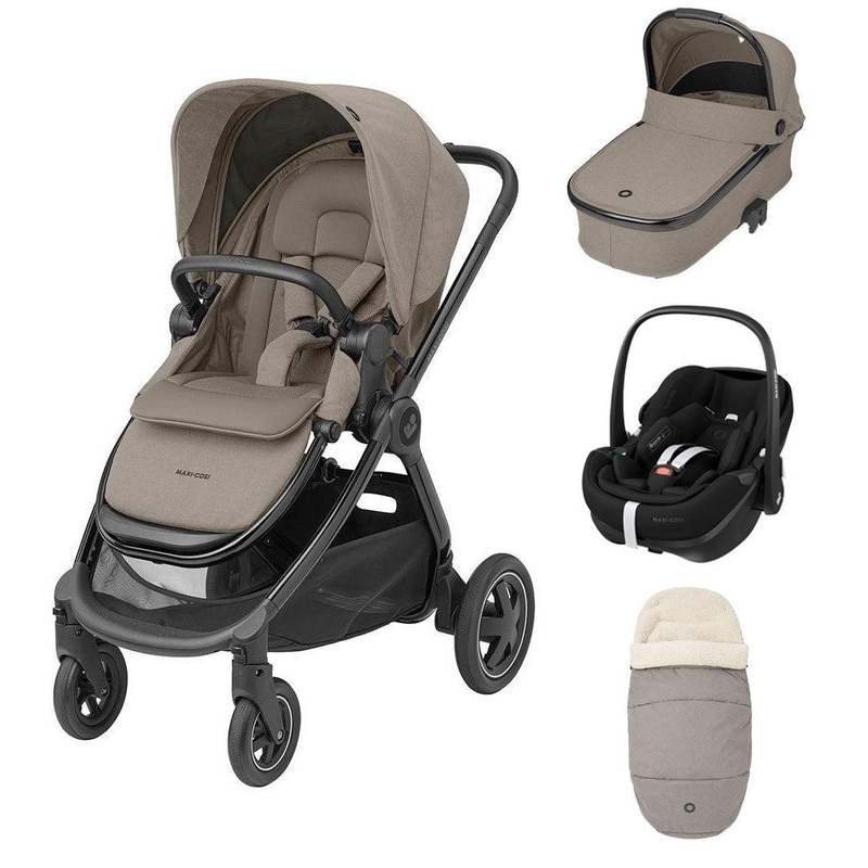 Maxi-Cosi Adorra Luxe Pebble 360 Pro Travel System – Twillic Truffle