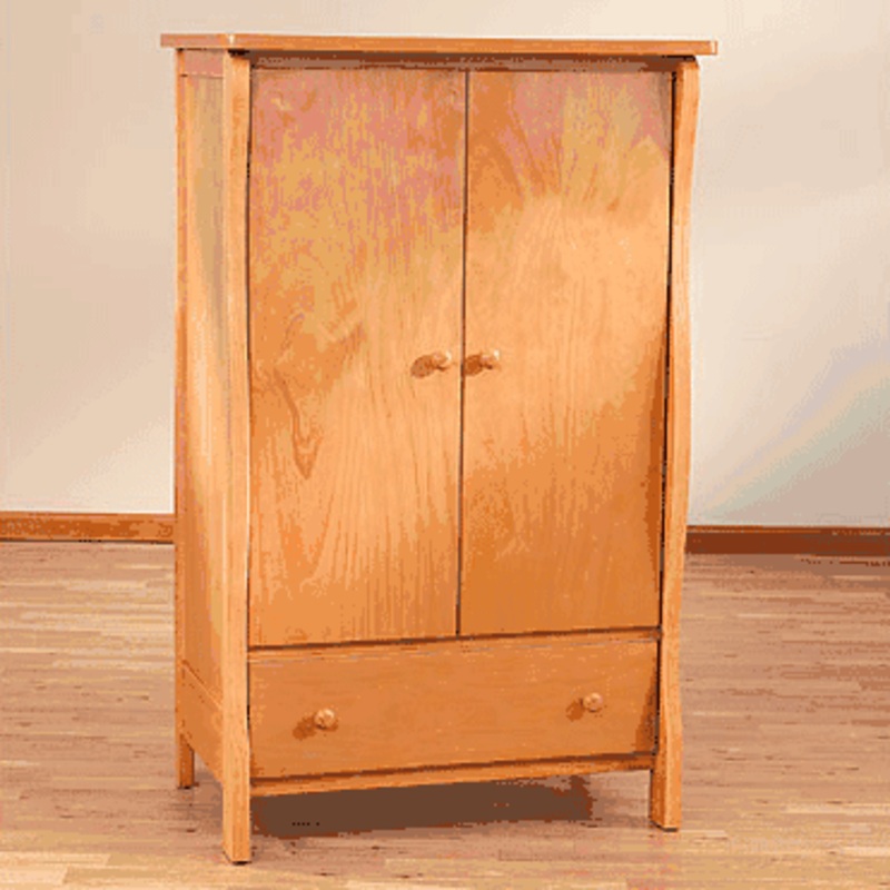 Simplicity for Children Ellis Armoire in Honey