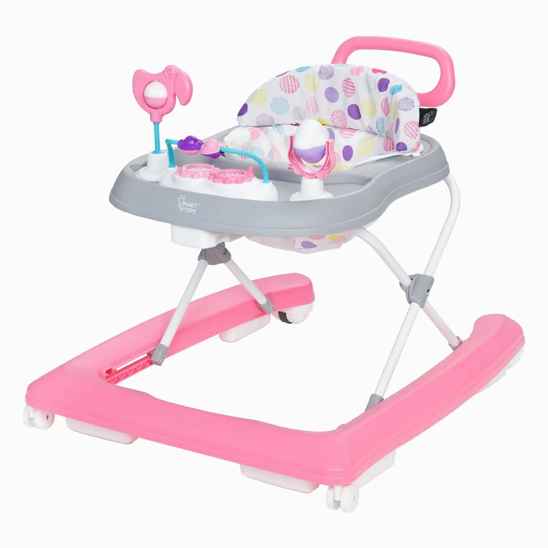 Smart Steps Trend PLUS 2-in-1 Walker with Deluxe Toy – Orbits Pink