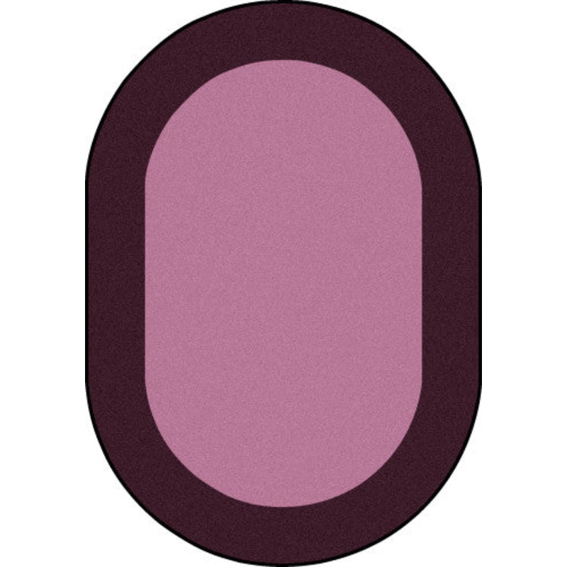 All Around Rug, 7’8″ x 10’9″ Oval, Purple