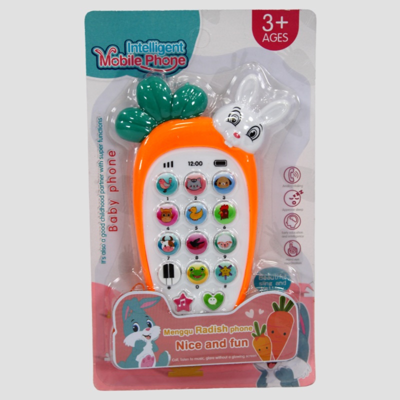 Carrot Music Phone  Interactive Fun for Babies