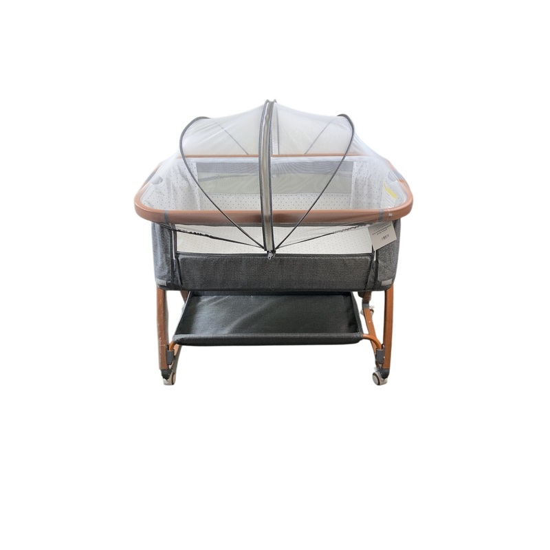 Komcot Baby Bedside Bassinet, Dark Grey