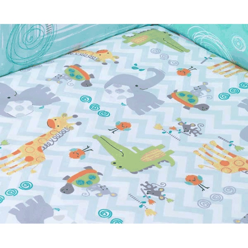 Lambs & Ivy Yoo-Hoo Crib Sheet