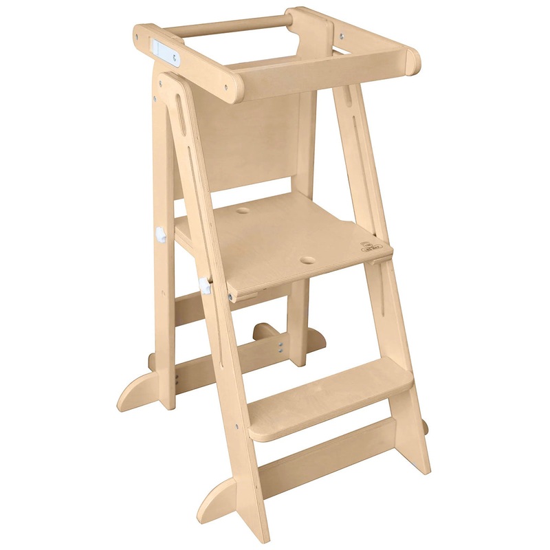 Little Partners Learn N Fold Learning Tower – Natural