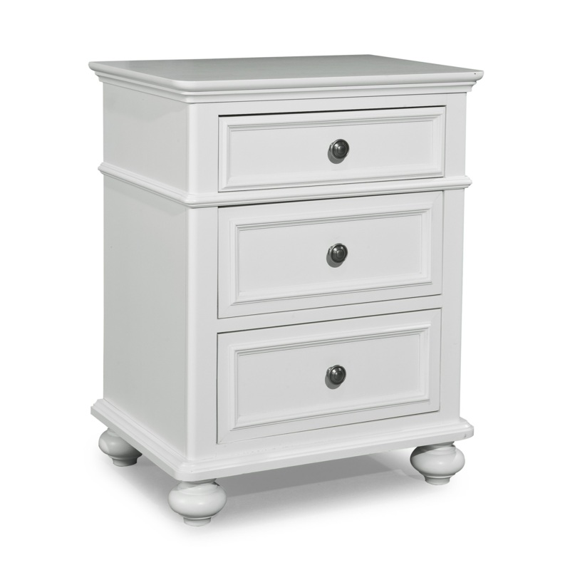 Madison Nightstand in Natural White