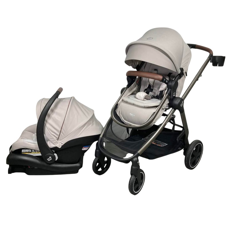Maxi-Cosi Zelia2 Luxe Travel System, 2023, New Hope Tan