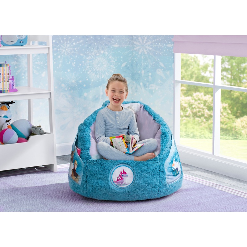 Frozen Cozee Fluffy Chair, Toddler Size (for Kids Up to 6 Years Old)