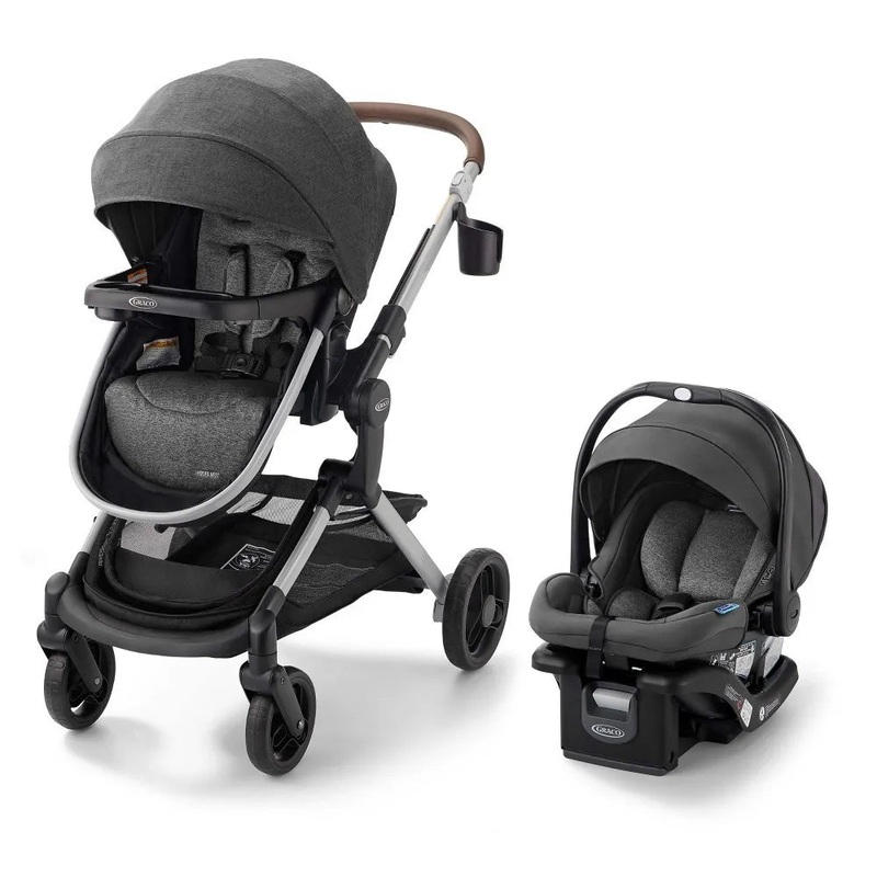 Modes Nest Travel System – Gray/Black (See Description)