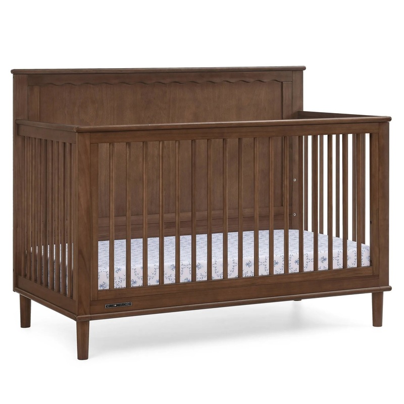 Penelope 6-in-1 Convertible Crib – Teak Brown