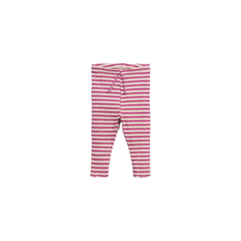 Play Up Organic Striped Leggings – Watermelon